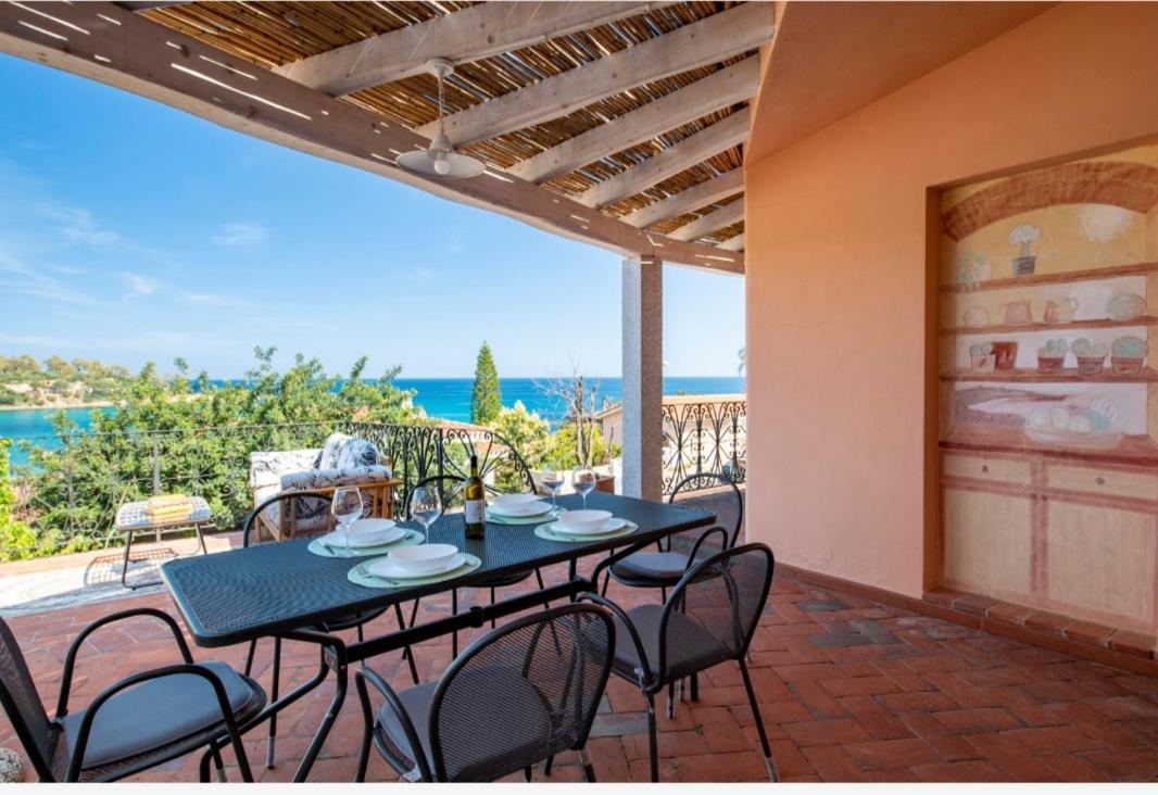 porto frailis Arbatax casa vista mare Àrbatax Exterior foto